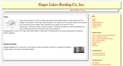 Desktop Screenshot of fingerlakesroofing.com